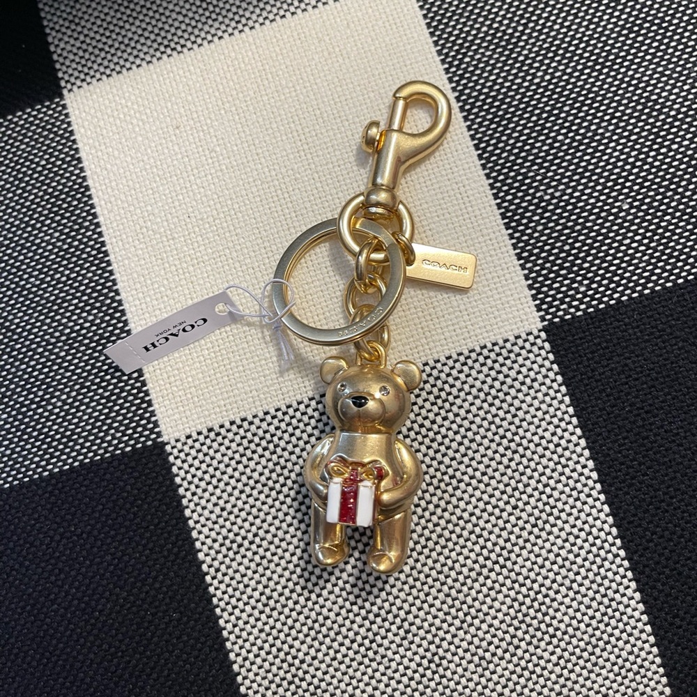 Coach Gift Bear bag charm/keychain